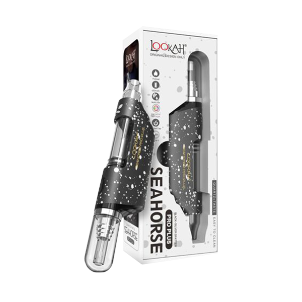 lookah_seahorse_pro_plus_dab_pen_e-nectar_collector_limited_edition_black_white_spatter_1.png